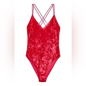 H&M Velour Bodysuit